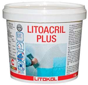 Дисперсионный клей LITOKOL LITOACRIL PLUS (ЛИТОКОЛ ЛИТОАКРИЛ ПЛЮС), 1 кг