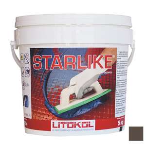LITOCHROM STARLIKE затирочная смесь (ЛИТОКОЛ ЛИТОХРОМ СТАРЛАЙК) C.420 (Moka / Мокко), 5 кг